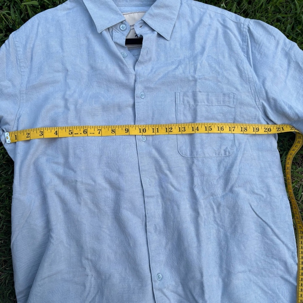 Island Republic 100% Silk Shirt Men’s Large Tropical Palm Print - Picture 5 of 6